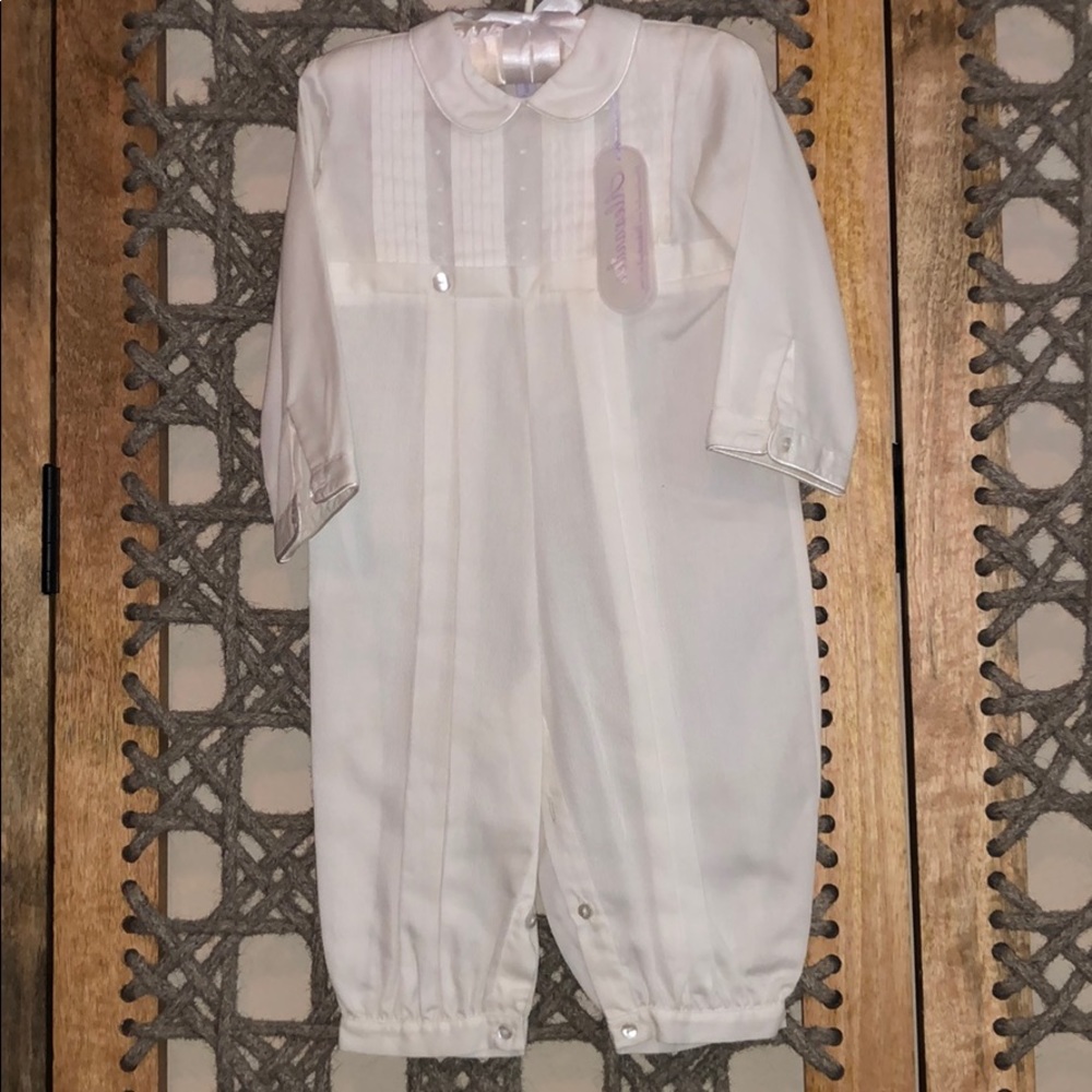 Boys christening one piece